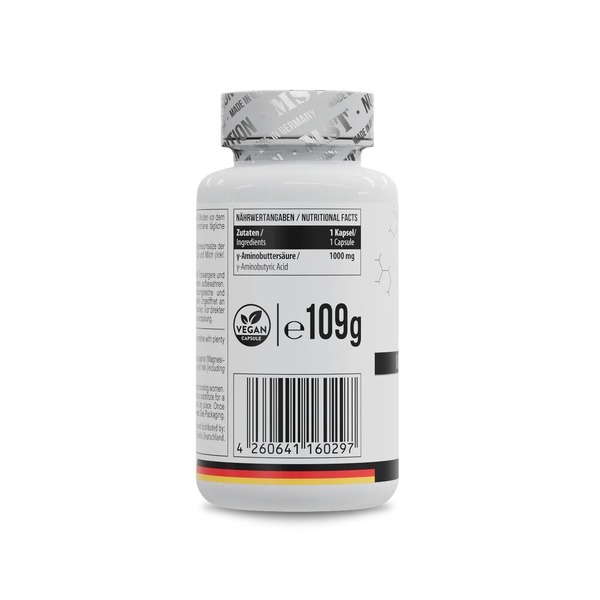Гамма-аминомасляная кислота MST Nutrition GABA 1000, 90 капсул. Фото 2