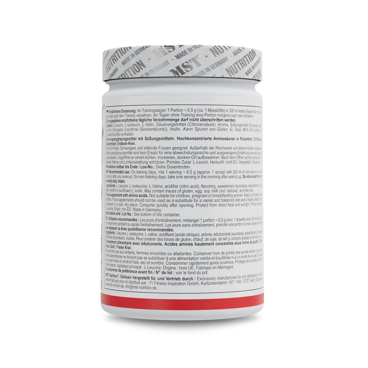 Амінокислоти MST Nutrition BCAA ZERO, 500 грам. Фото 9