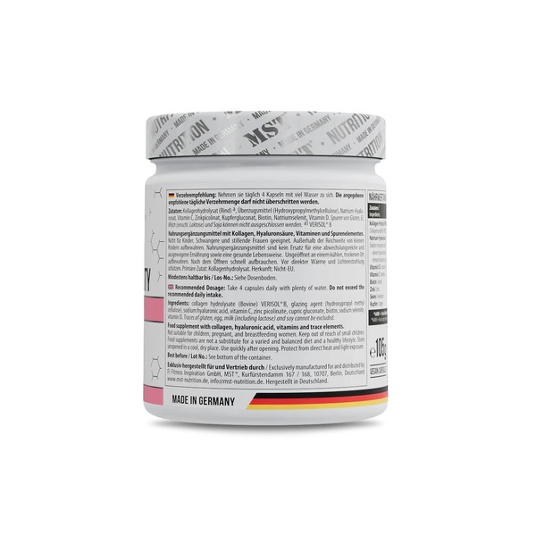 Колагенові пептиди MST Nutrition Skin Beauty Formula, 120 капсул. Фото 3