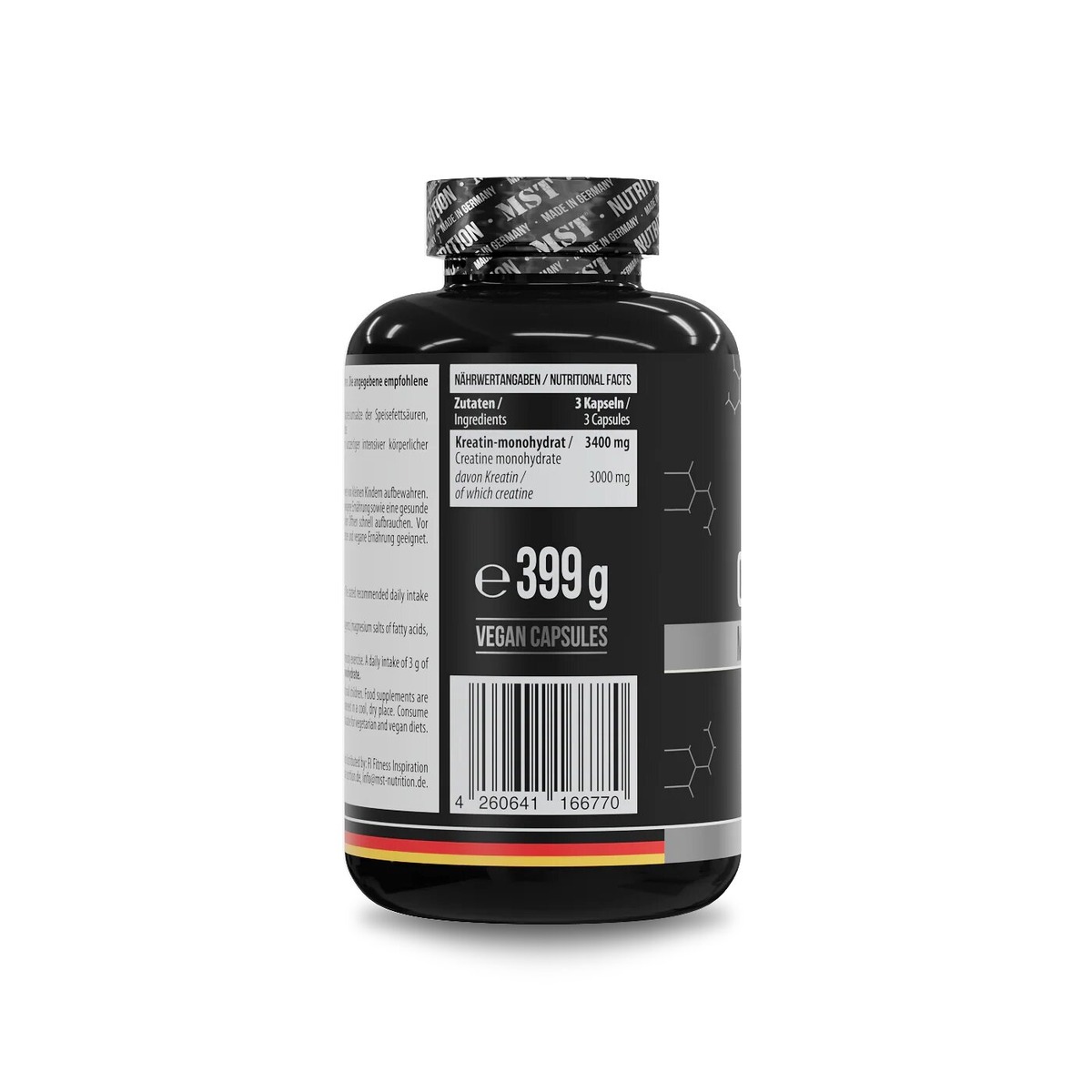 Моногидрат креатина MST Nutrition Creatine Monohydrate, 300 капсул. Фото 2