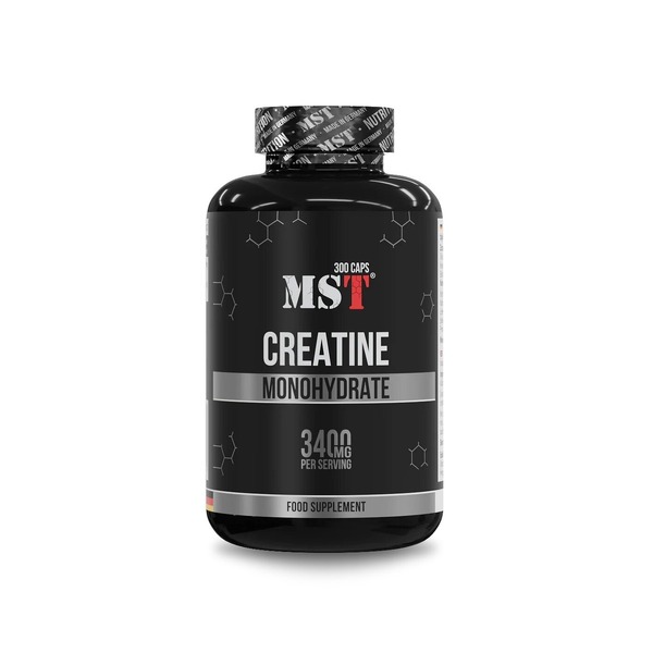 Моногідрат креатину MST Nutrition Creatine Monohydrate, 300 капсул