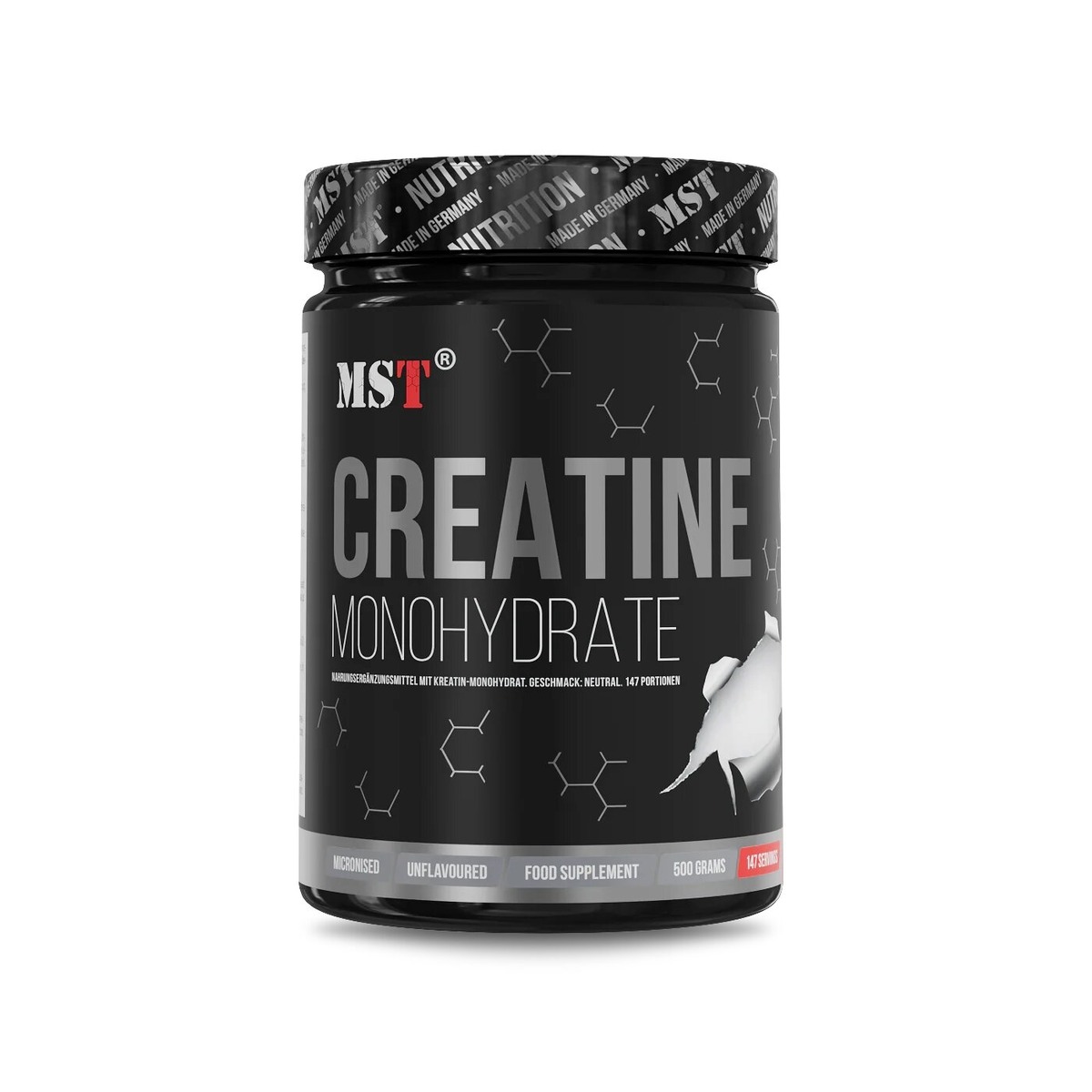 Моногідрат креатину MST Nutrition Creatine Monohydrate, 500 грам