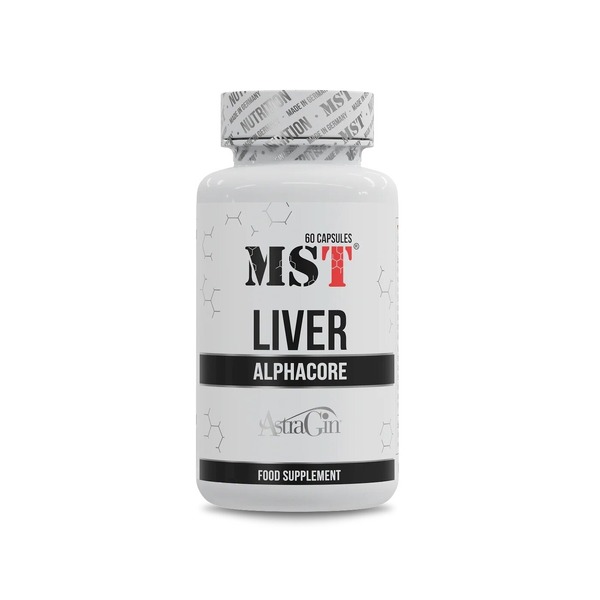 Екстракти для печінки MST Nutrition Liver AlphaCore, 60 капсул