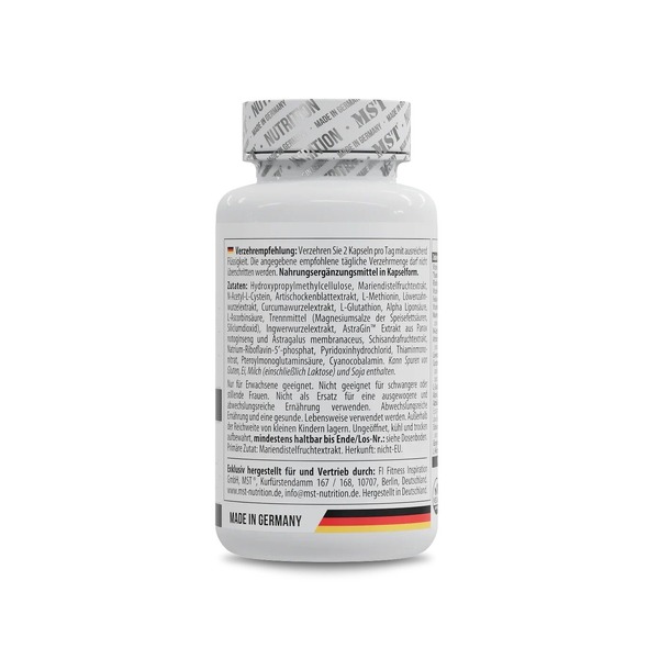 Екстракти для печінки MST Nutrition Liver AlphaCore, 60 капсул. Фото 3