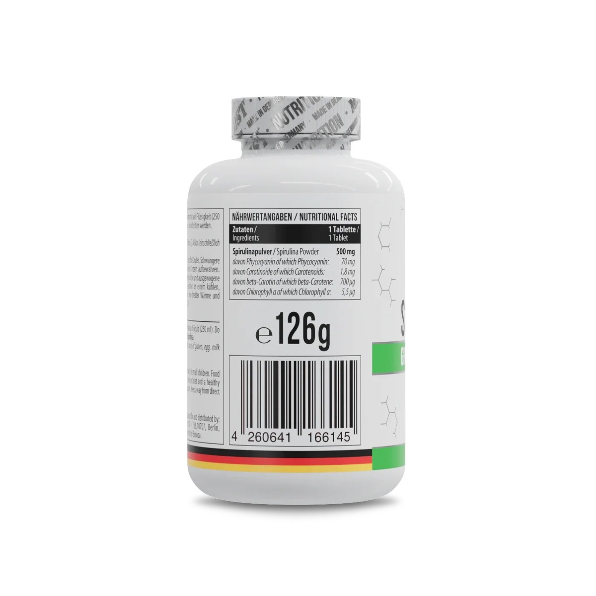 Спіруліна MST Nutrition Spirulina, 180 таблеток. Фото 2