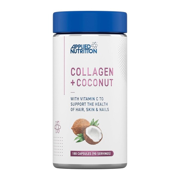 Морской коллаген Applied Nutrition Collagen + Coconut, 180 капсул