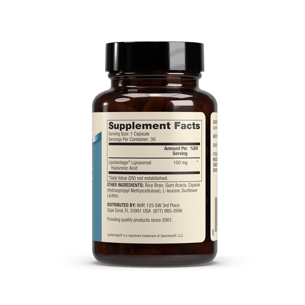 Гиалуроновая кислота Dr. Mercola Liposomal Hyaluronic Acid 100 mg, 30 капсул. Фото 2