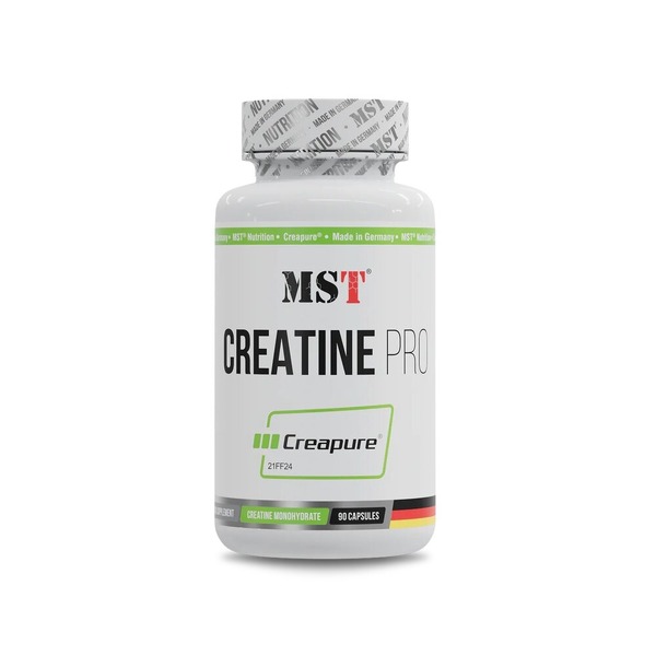 Креатин моногідрат MST Nutrition Creatine PRO Creapure, 90 капсул