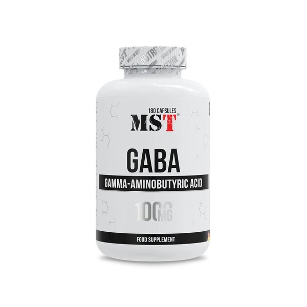 Гамма-аминомасляная кислота MST Nutrition GABA 1000, 180 капсул