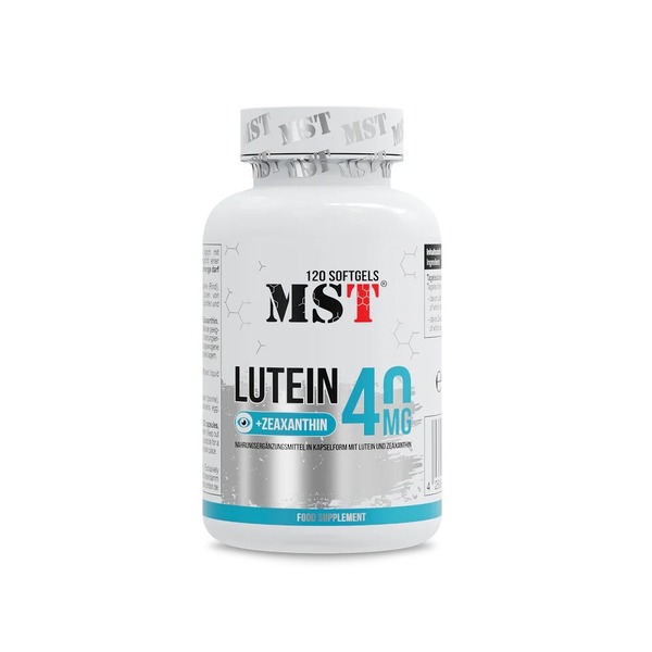 Лютеїн MST Nutrition Lutein 40 mg, 120 капсул з екстракту квіток чорнобривця