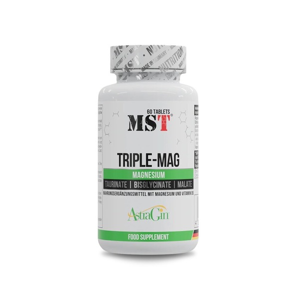 Магниевый комплекс MST Nutrition Triple-Mag, 60 капсул