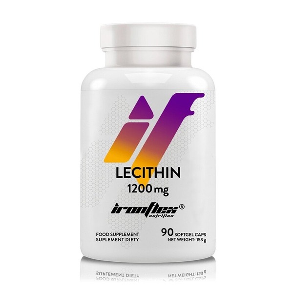 Соєвий лецитин IronFlex Lecithin 1200 mg, 90 капсул