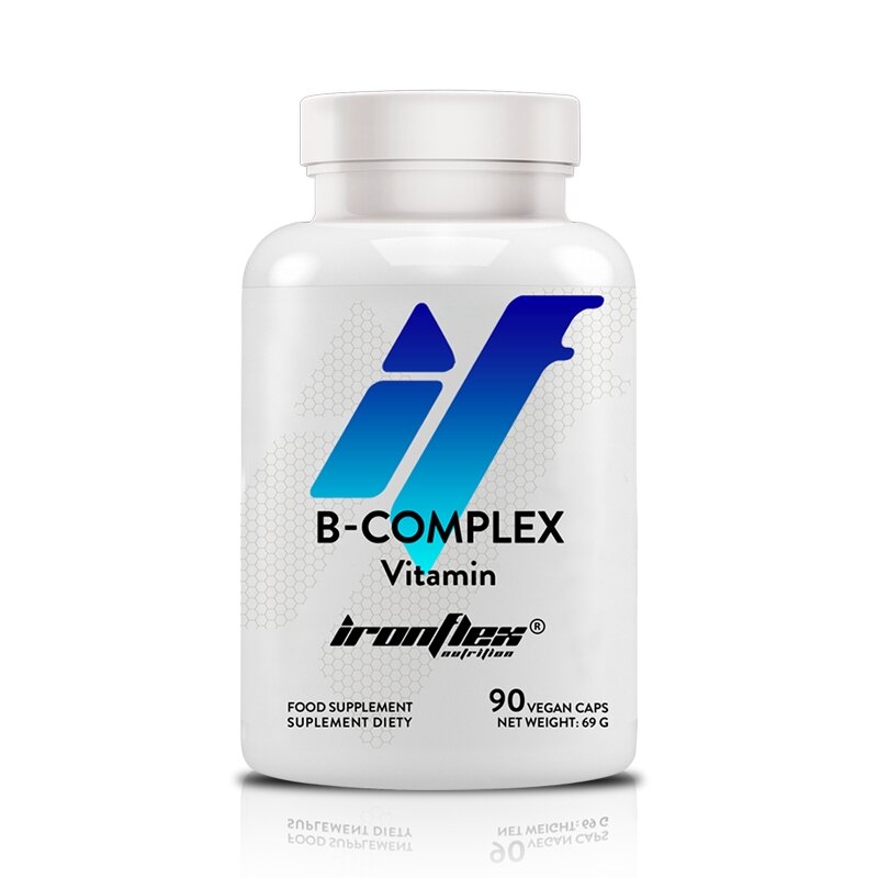 Комплекс вітамінів групи B IronFlex Vitamin B Complex, 90 вегакапсул