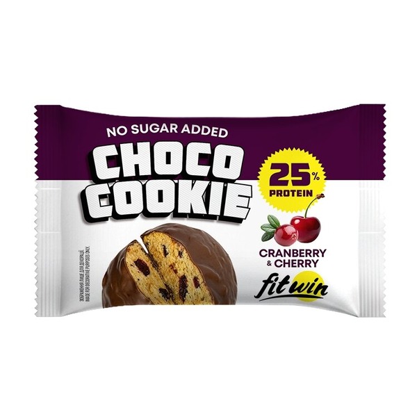 Блок протеїнового печива FitWin Protein Cookie 25% Glazed, 10*40 грамів. Фото 2
