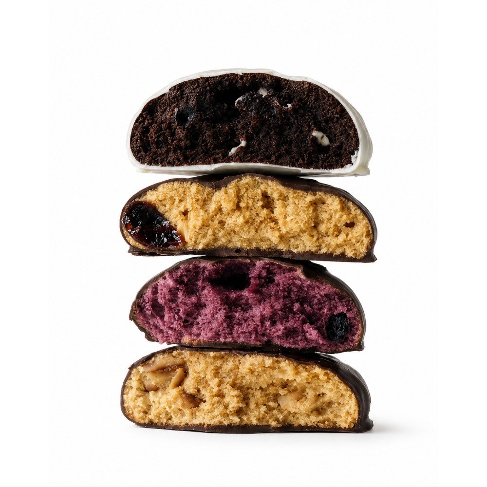 Микс протеинового печенья FitWin Protein Cookie 25% Glazed, 8*40 грамм MIX. Фото 2