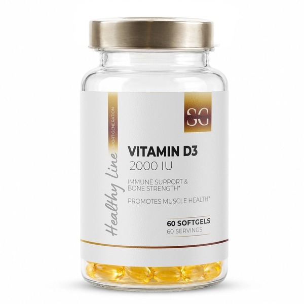 Вітамін D3 Sport Generation Healthy Line Vitamin D3 2000 IU, 60 капсул