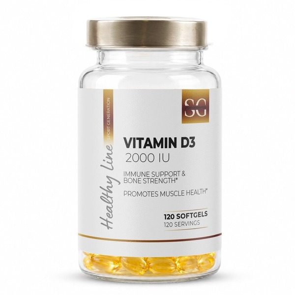 Витамин D3 Sport Generation Healthy Line Vitamin D3 2000 IU, 120 капсул