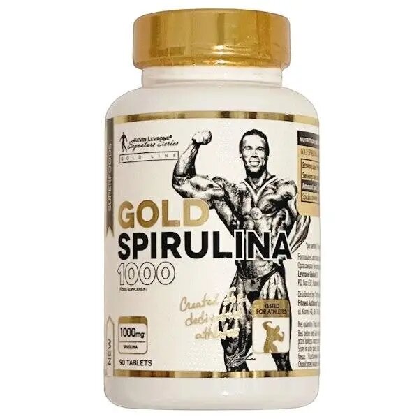 Спіруліна Kevin Levrone Gold Line Spirulina 1000 mg, 90 таблеток