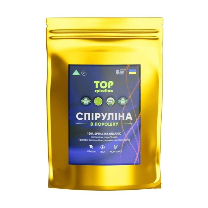 Спіруліна в порошку TOP Spirulina, 100 грам