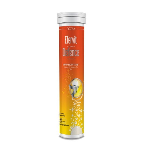 Шипучі таблетки Orzax Efervit Defence, 20 шипучих таблеток