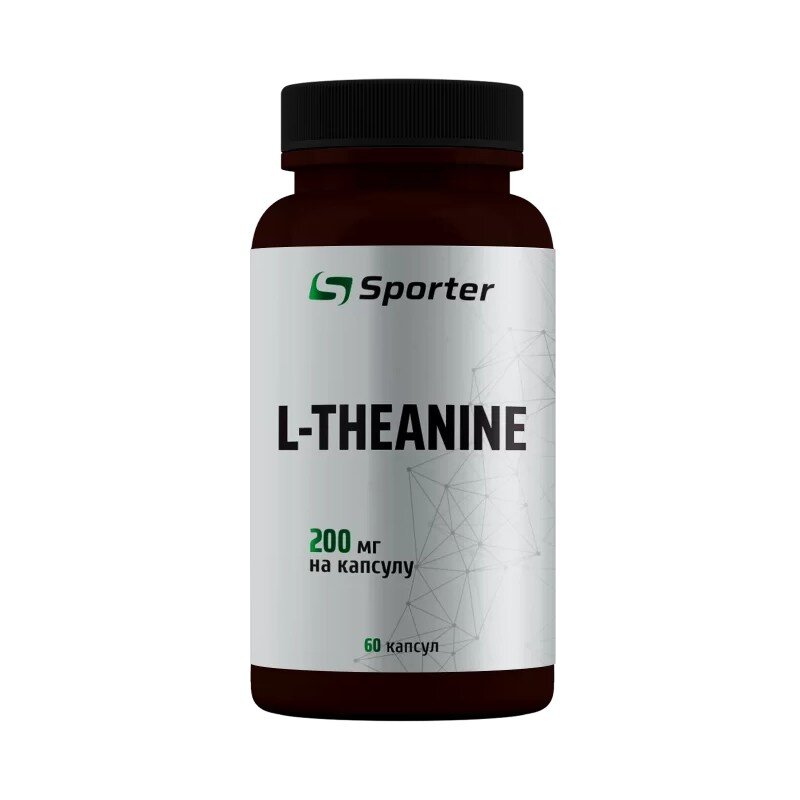 Аминокислота Sporter L-Theanine 200 mg, 60 капсул