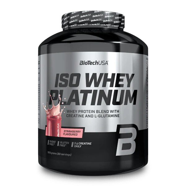 Сироватковий ізолят BioTech Iso Whey Platinum, 1.8 кг. Фото 2