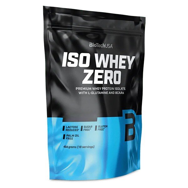 Сироватковий ізолят BioTech Iso Whey Zero, 454 грам