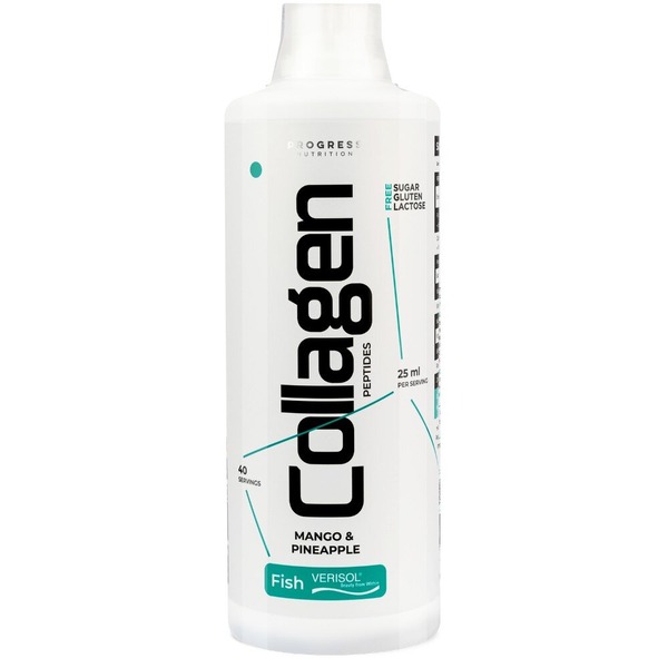 Рідкий риб’ячий колаген Progress Nutrition Fish Collagen Liquid Verisol®F, 1 л