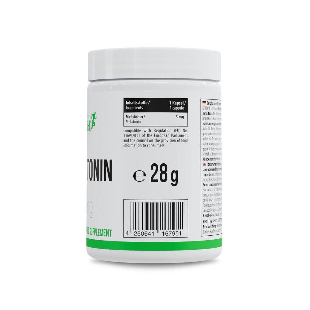 Мелатонін Healthy Melatonin 3 mg, 60 капсул. Фото 2
