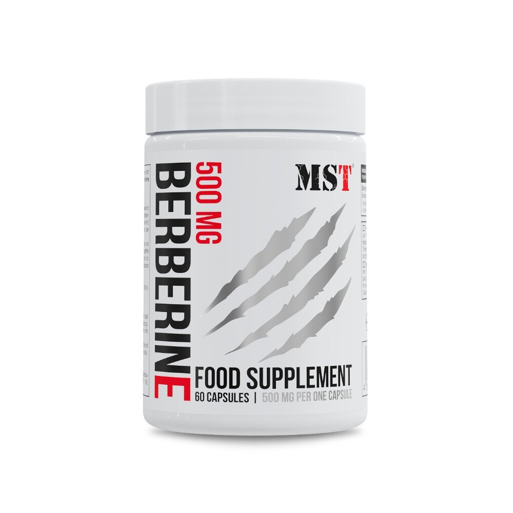 Берберин MST Nutrition Berberine 500 mg, 60 капсул