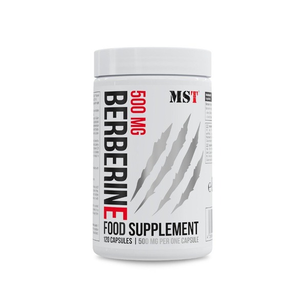 Берберин MST Nutrition Berberine 500 mg, 120 капсул