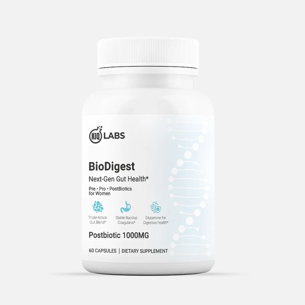 Комплекс для мікрофлори кишківника KIQ Labs BioDigest, 60 капсул