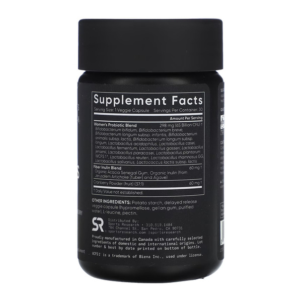 Daily Women's Probiotics 65 Billion CFU - 30 veg caps. Фото 2