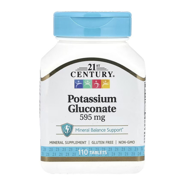 Potassium Gluconate 595 mg - 110 tabs