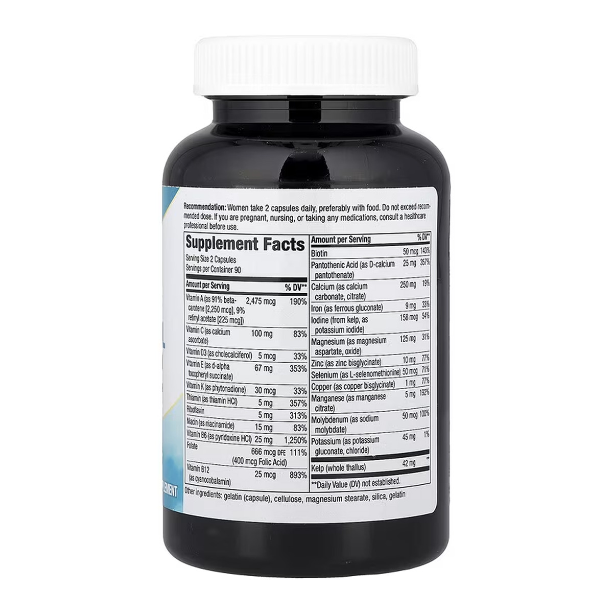 Prenatal Multi-Vitamin & Multi-Mineral - 180 caps. Фото 2