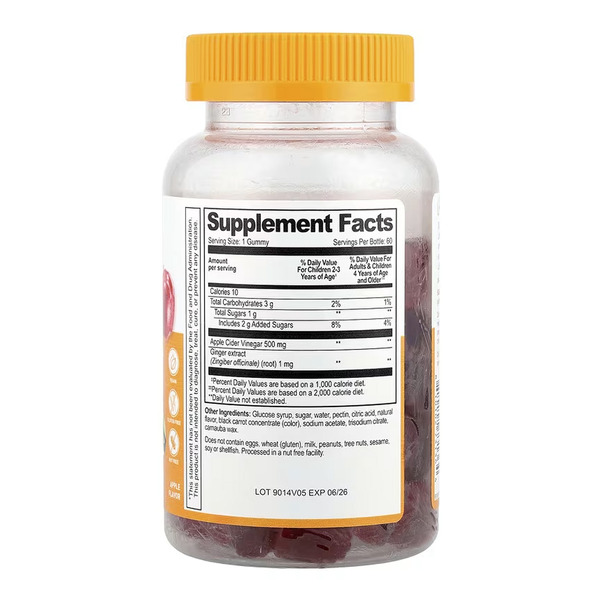 Apple Cider Vinegar with the Mother Kids - 60 gummies (До 06.26). Фото 2