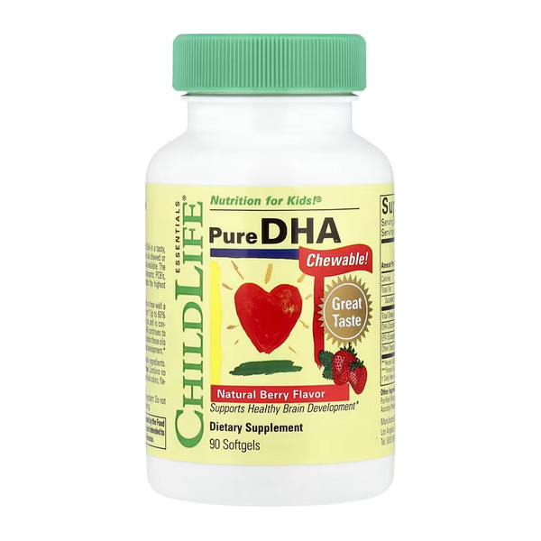 Pure DHA Chewable - 90 Softgels Natural Berry (До 11.26)