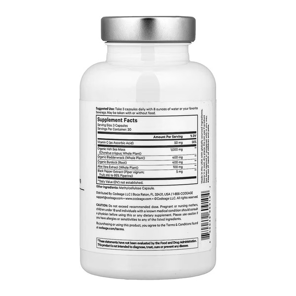 Amen Sea Moss - 90 vcaps (До 12.26). Фото 2