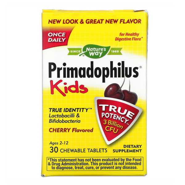 Kids Primadophilus - 30 tabs Cherry (Повреждена упаковка)