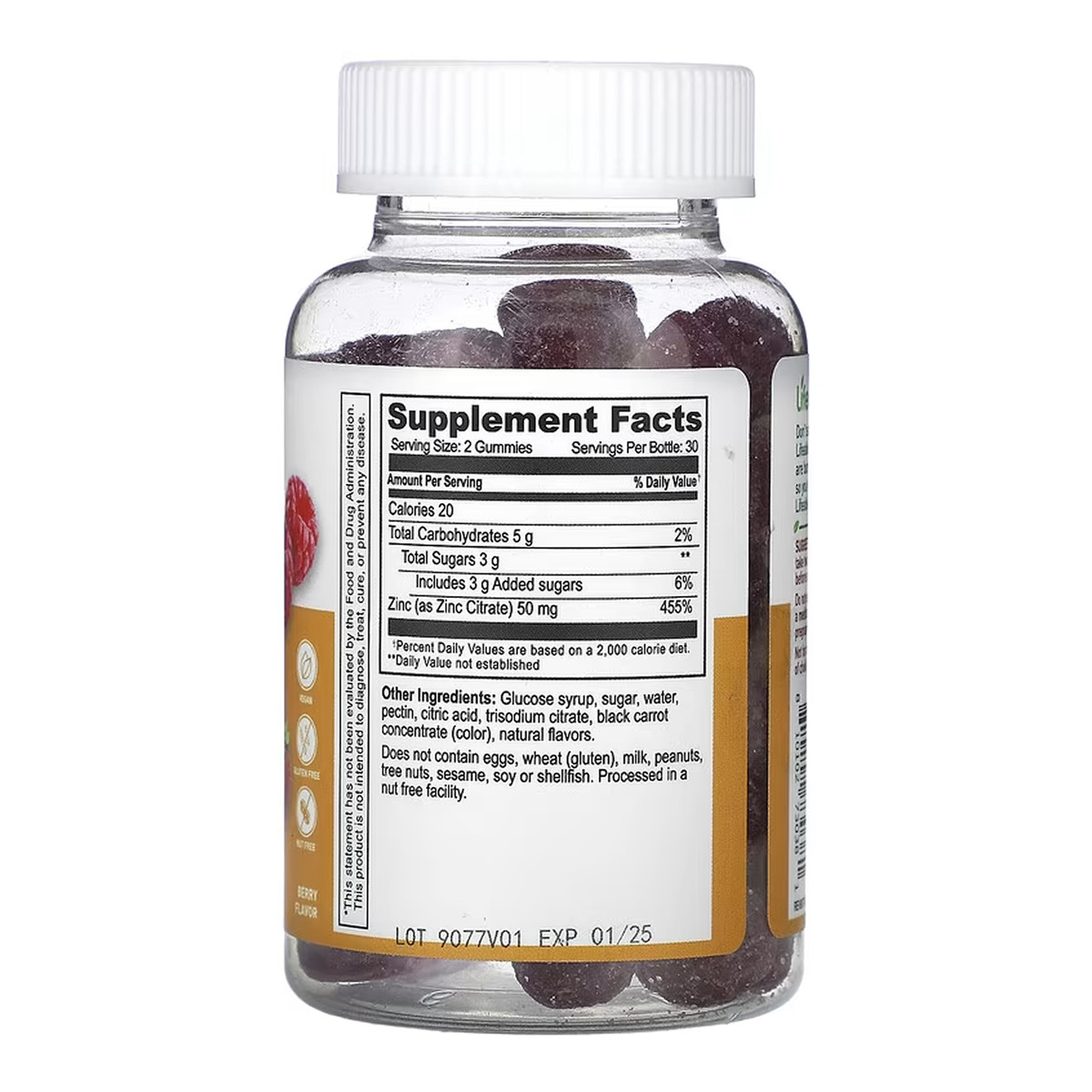 Zinc 50mg Adult - 60 gummies (До 01.27). Фото 2