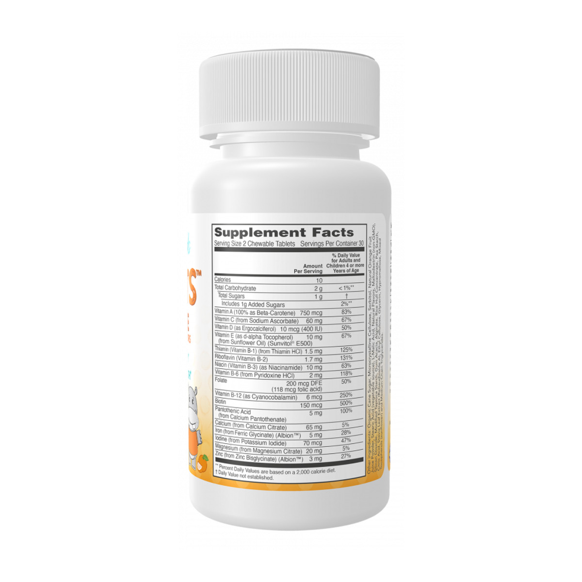 Kid Vits™ Juicy Orange Chewable - 60 tabs (До 01.27). Фото 2