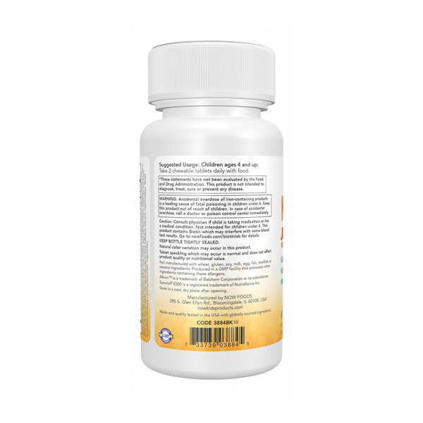 Kid Vits™ Juicy Orange Chewable - 60 tabs (До 01.27). Фото 3