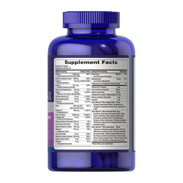 Ultra Woman™ Max Daily Multi Multivitamin - 90 caps (До 01.27). Фото 2