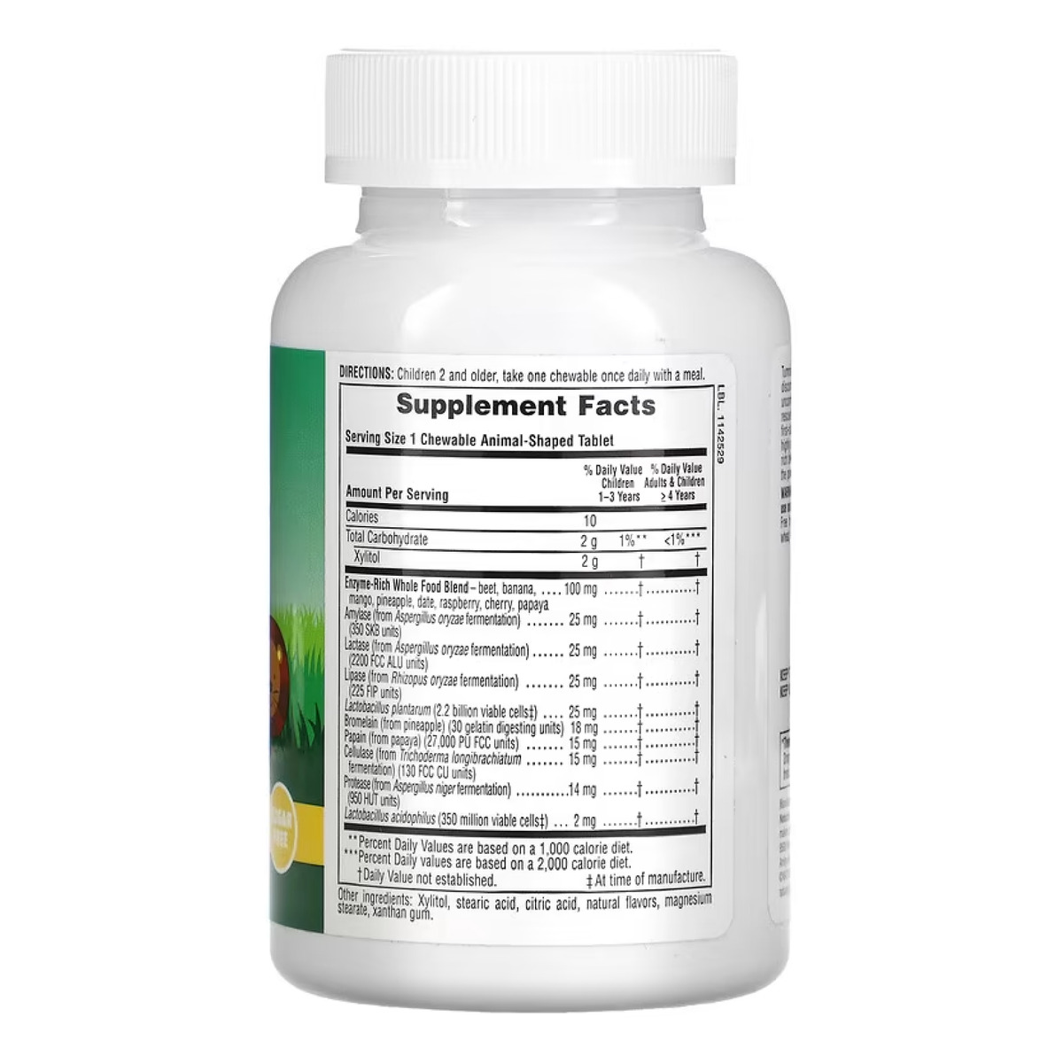Kids Tummy Zyme Chewable - 90 tabs (До 02.27). Фото 2