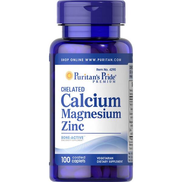 Calcium Magnesium Zinc - 100caps (Пошкоджена банка)