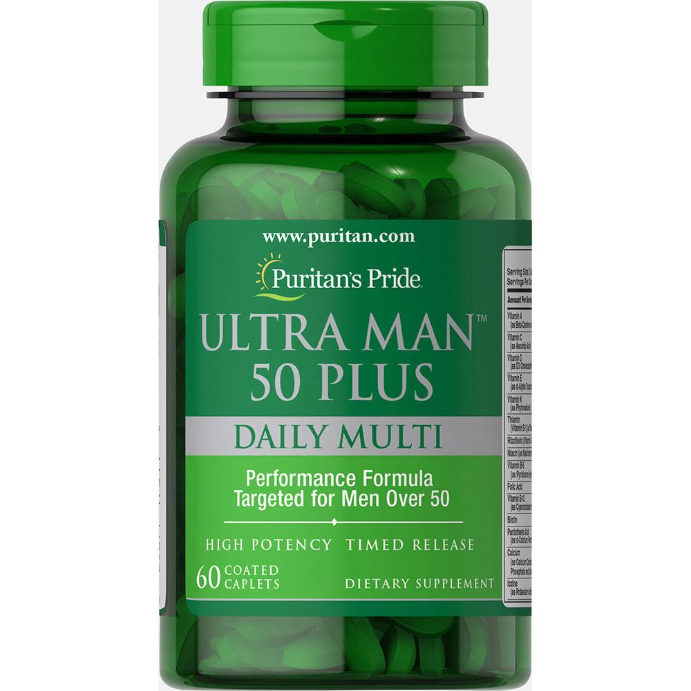 Ultra Man™ 50 Plus - 60 Caplets (Пошкоджена банка)