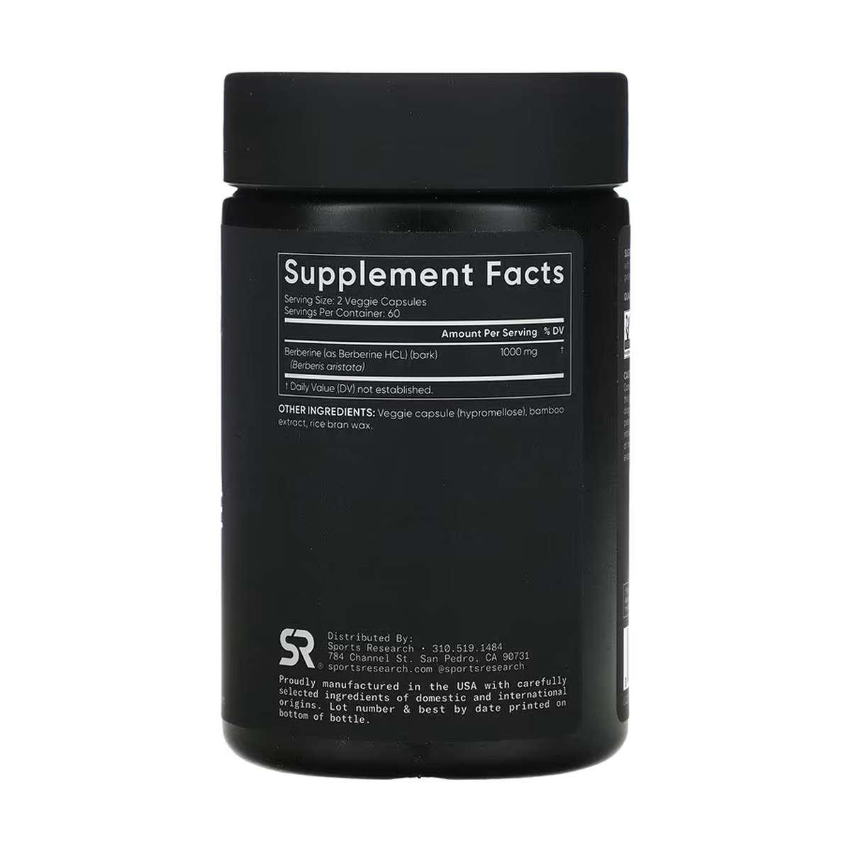 Berberine 1000mg - 120 vcaps. Фото 2