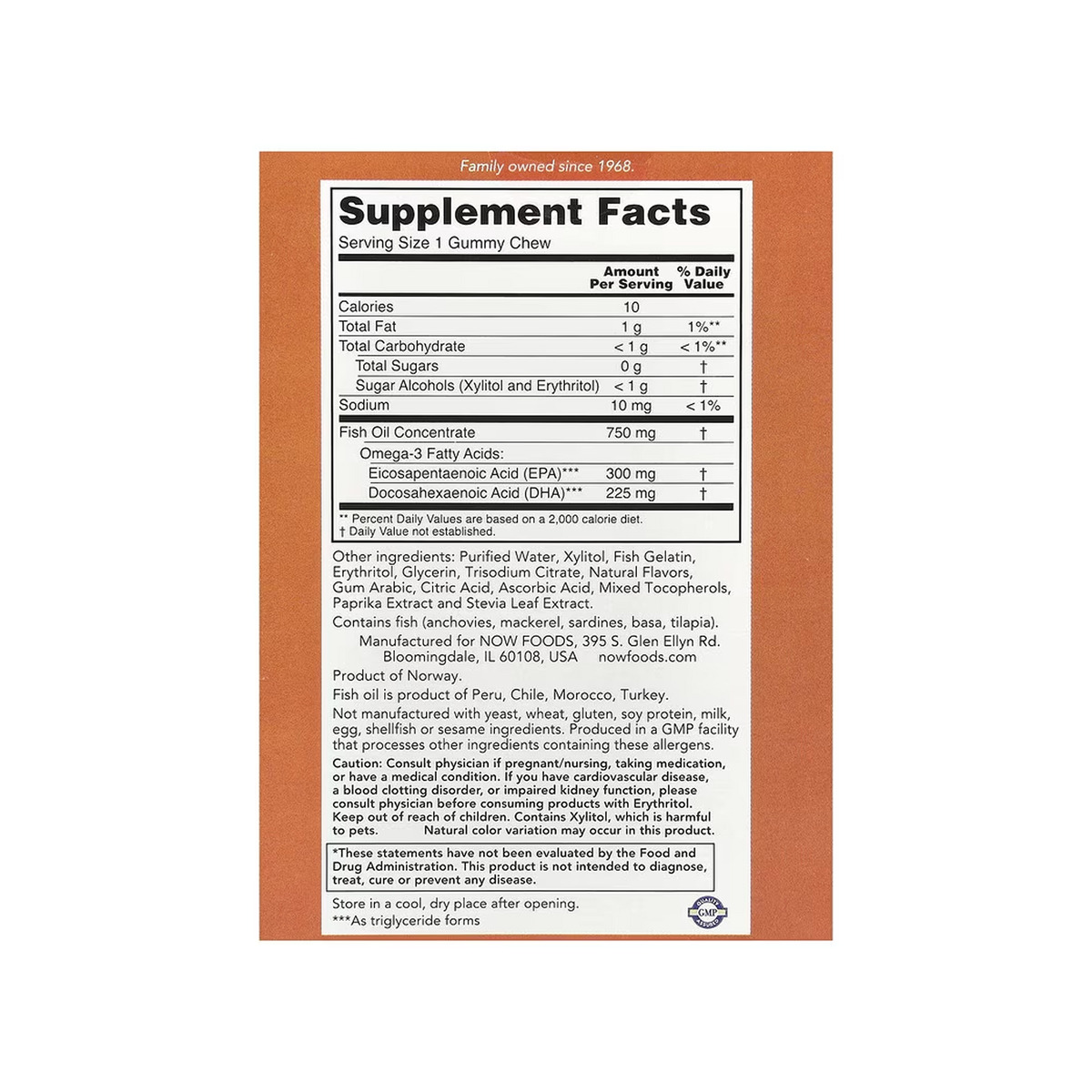 Omega-3 Fish Oil - 36 Gummy Chews. Фото 2