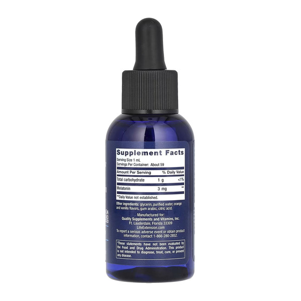 Fast-Acting Liquid Melatonin (Citrus-Vanilla) - 2 fl oz. Фото 2