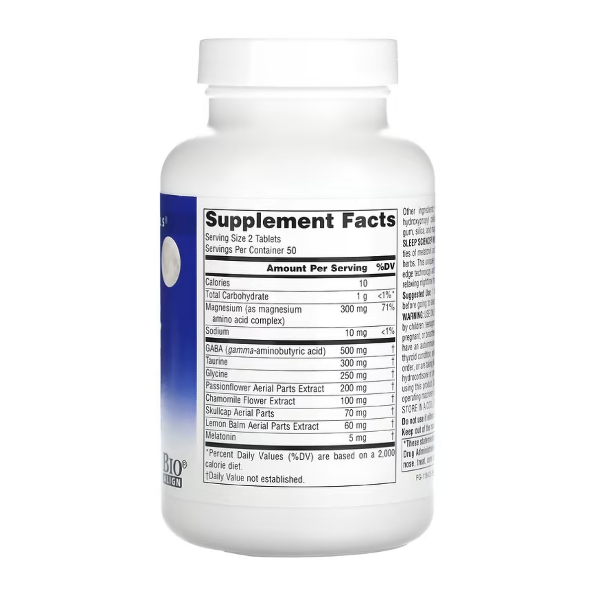 Sleep Science® NightRest™ with Melatonin - 100 tabs. Фото 2